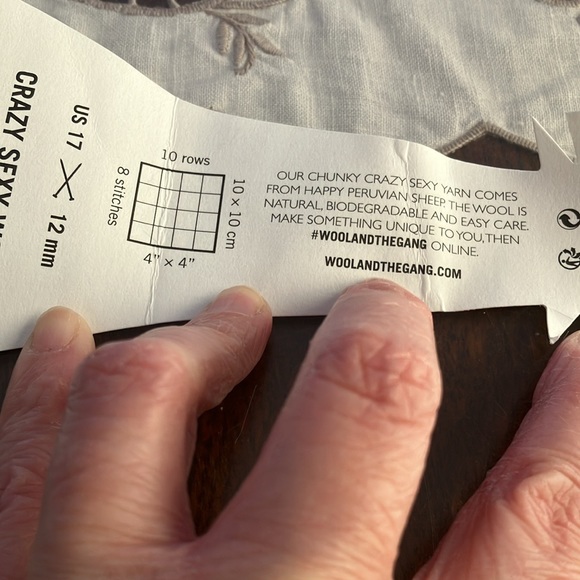 Merino Wool Chunky Shawl - Picture 8 of 8